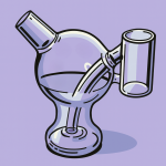 Tuggler Glass Bubbler and Bottomless Banger Tuggler Glass Bubbler and Bottomless Banger