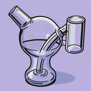 Tuggler Glass Bubbler and Bottomless Banger