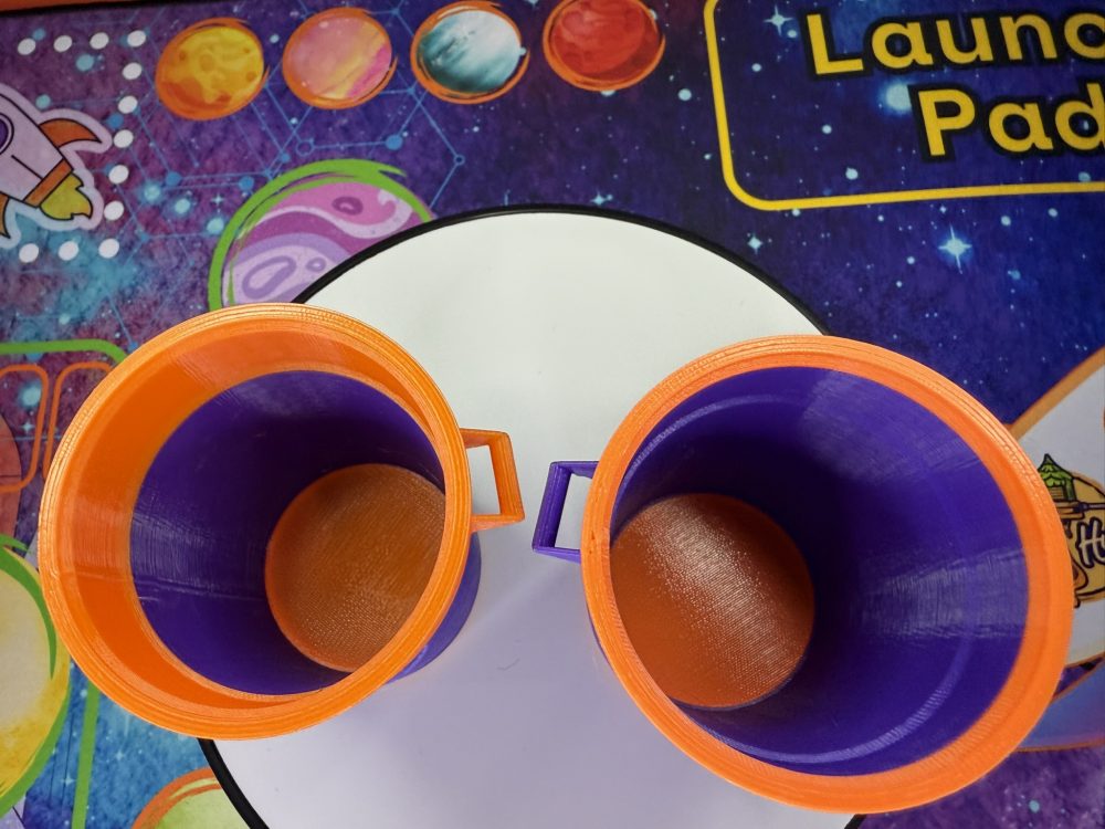 Resinous Waste Disposal Can for Q-Tips