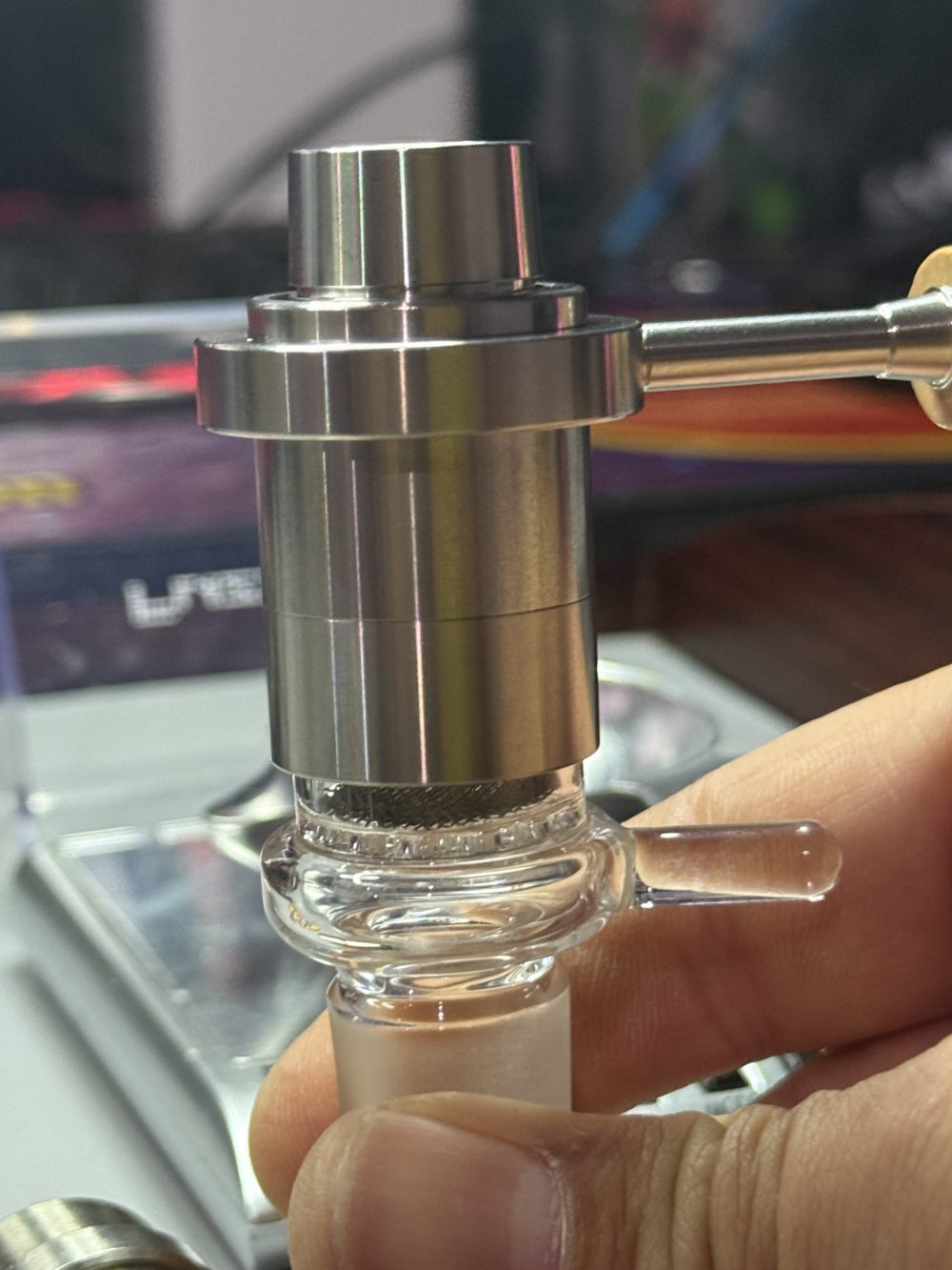 SS WOHW on 22m UB Glass Bowl