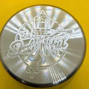 Stainless Steel Threadless Magnetic 3pc Grinder with Engraved Logo
