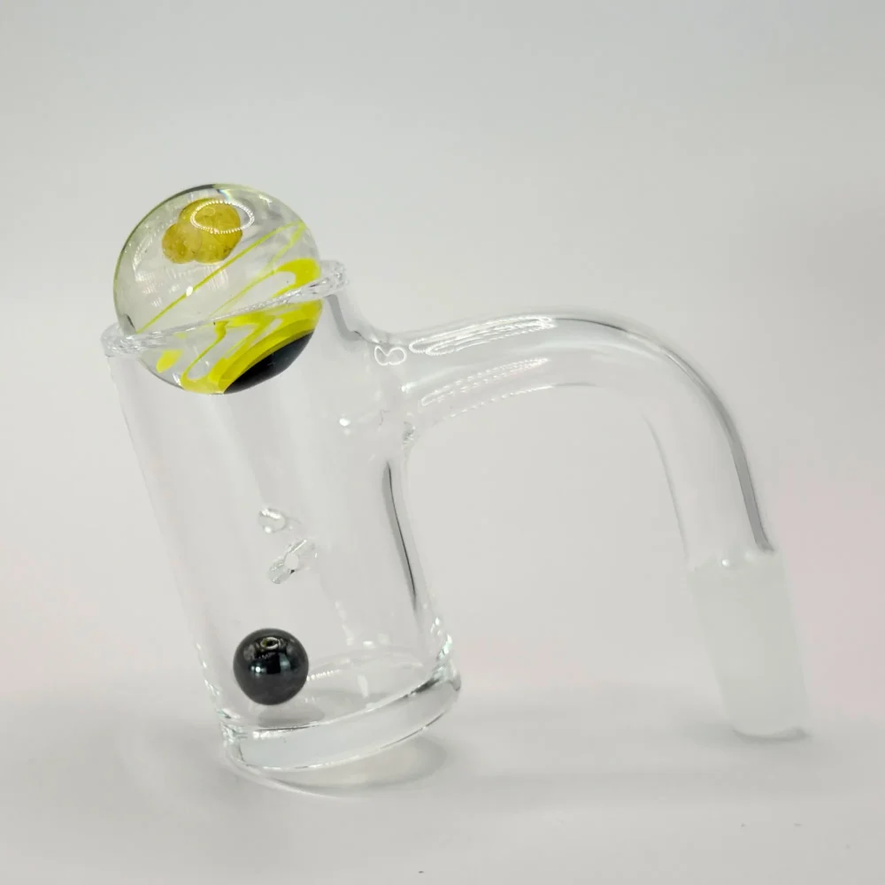 25mm Auto Spinner Complete Kit Yellow Marble