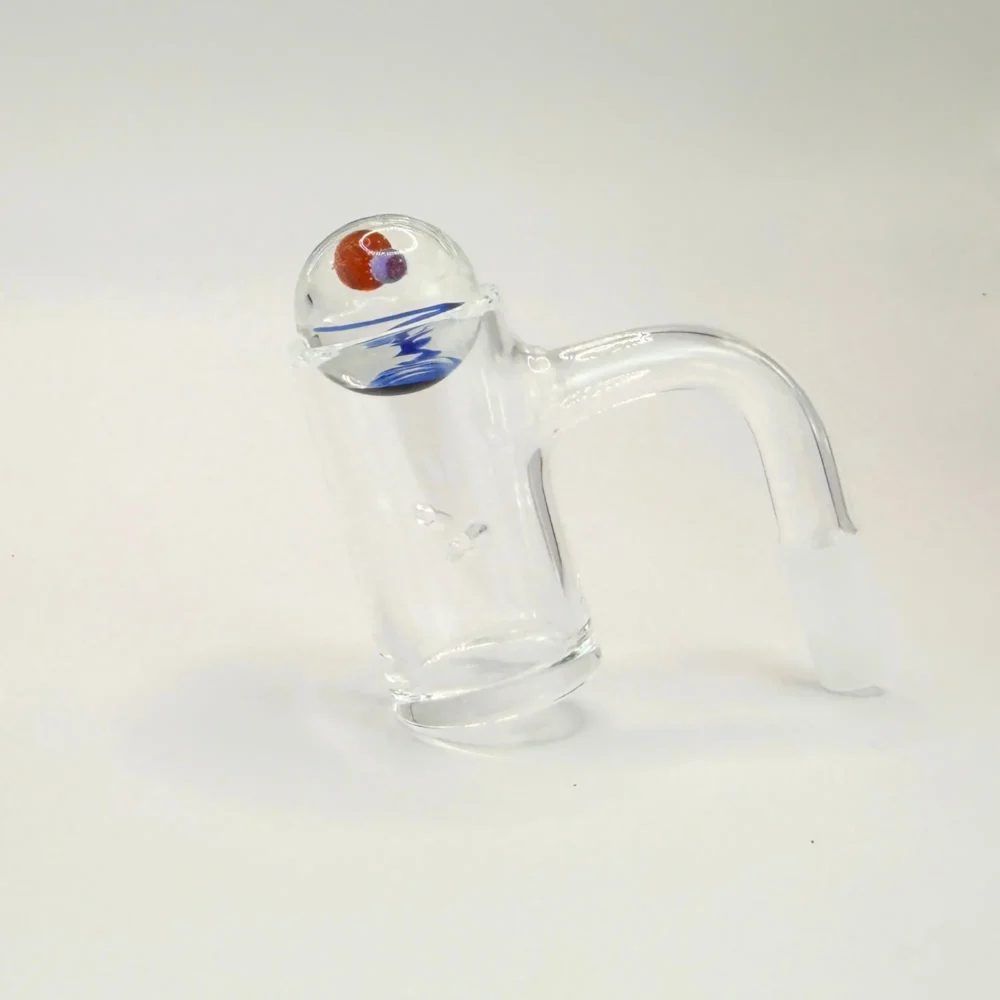 25mm Auto Spinner with Blue Marble